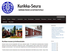Tablet Screenshot of kurikka-seura.fi